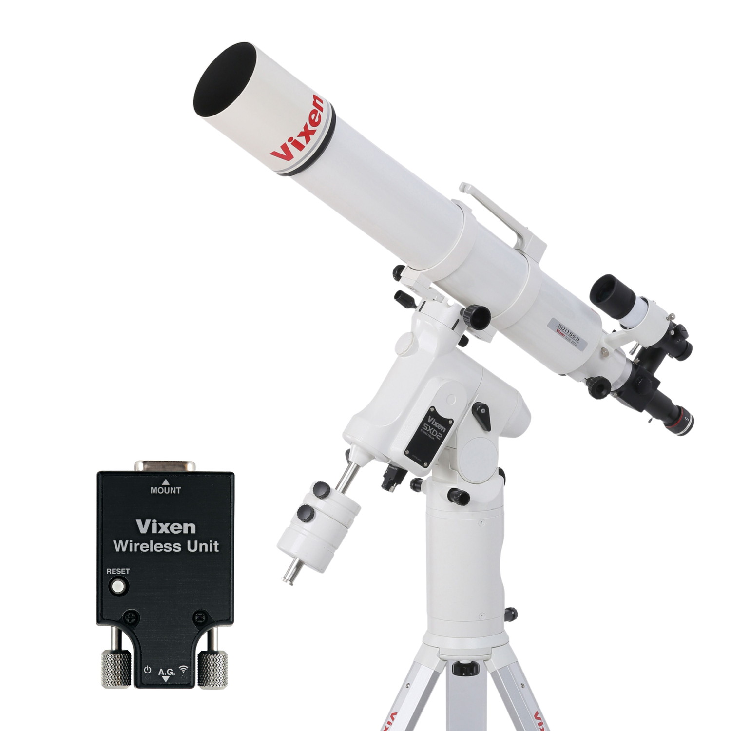 天体望遠鏡 vixen SD81S 鏡筒 拡大撮影アダプター付 - スポーツ